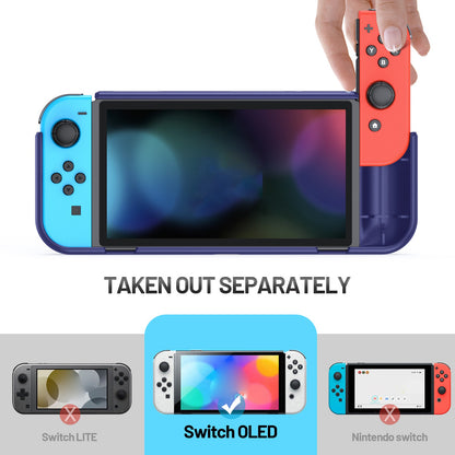 Shockproof Case Anti-Drop Cover for Nintendo Switch OLED Game Console Ergonomic Grip Protective Case (Type A)