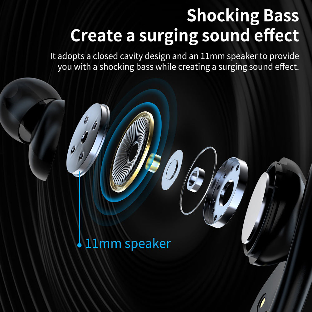 i27 Ear Hook Design Headphone Bluetooth 5.1 Wireless Headset TWS Earphone Stereo Sound Sports Earbud with Charging Case