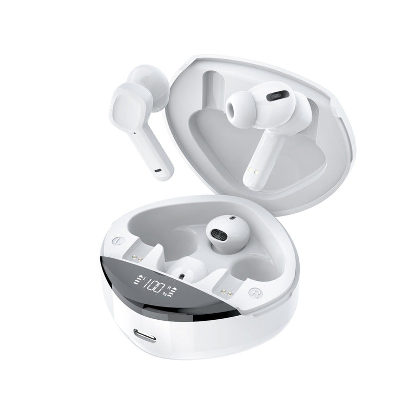 VV8 TWS Bluetooth 5.3 Wireless Earphone Stereo Sound Noise Reduction Low Delay Sports Headset with Charging Case