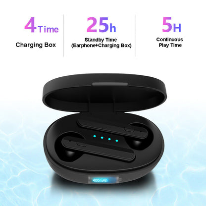 GORSUN GS-V1 Stereo Sound Bluetooth 5.0 Wireless Earbuds Fingerprint Touch Earphone