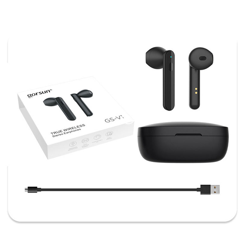 GORSUN GS-V1 Stereo Sound Bluetooth 5.0 Wireless Earbuds Fingerprint Touch Earphone