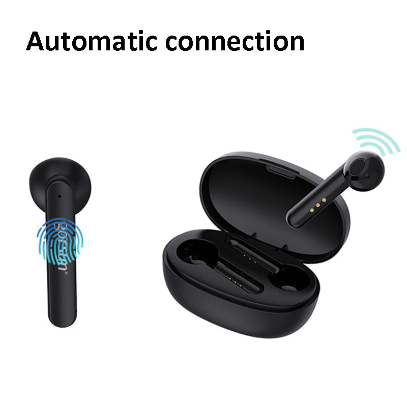 GORSUN V-2 Bluetooth 5.0 TWS Headphones Wireless 3D HiFi Stereo Earphones Touch Control Earbuds with Mic