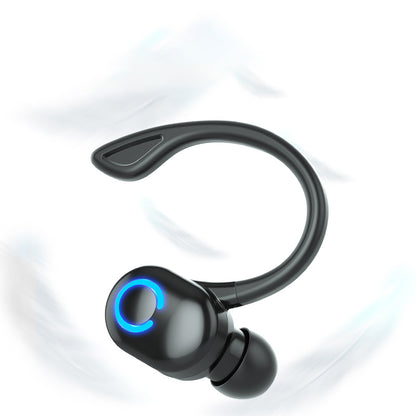 W6 Ear Hook Headset Waterproof TWS Wireless Bluetooth Sports Earphone with Charging Cable