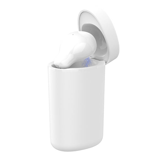 Single Ear Wireless In-ear Bluetooth 5.0 Headset Mini Noise Reduction Earphone with Charging Case