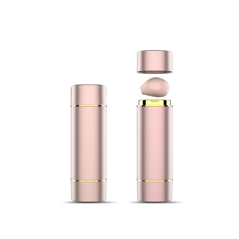 TWS Earphone Bluetooth 5.1 Wireless Sports Headphone with Lipstick-shaped Charging Case