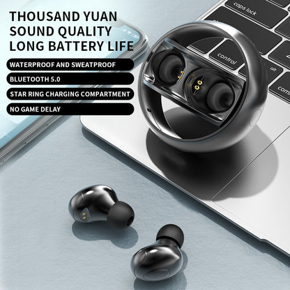 H8 TWS Earbuds Wireless Bluetooth Headset Waterproof Sports Headphones Intelligent Noise Reduction No Delay Gaming Headset with Charging Case