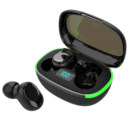 Y70 Wireless Bluetooth Headset TWS Mini Earbuds In-Ear Headphones IPX4 Waterproof Sport Headset with Digital Display, Breathing Light