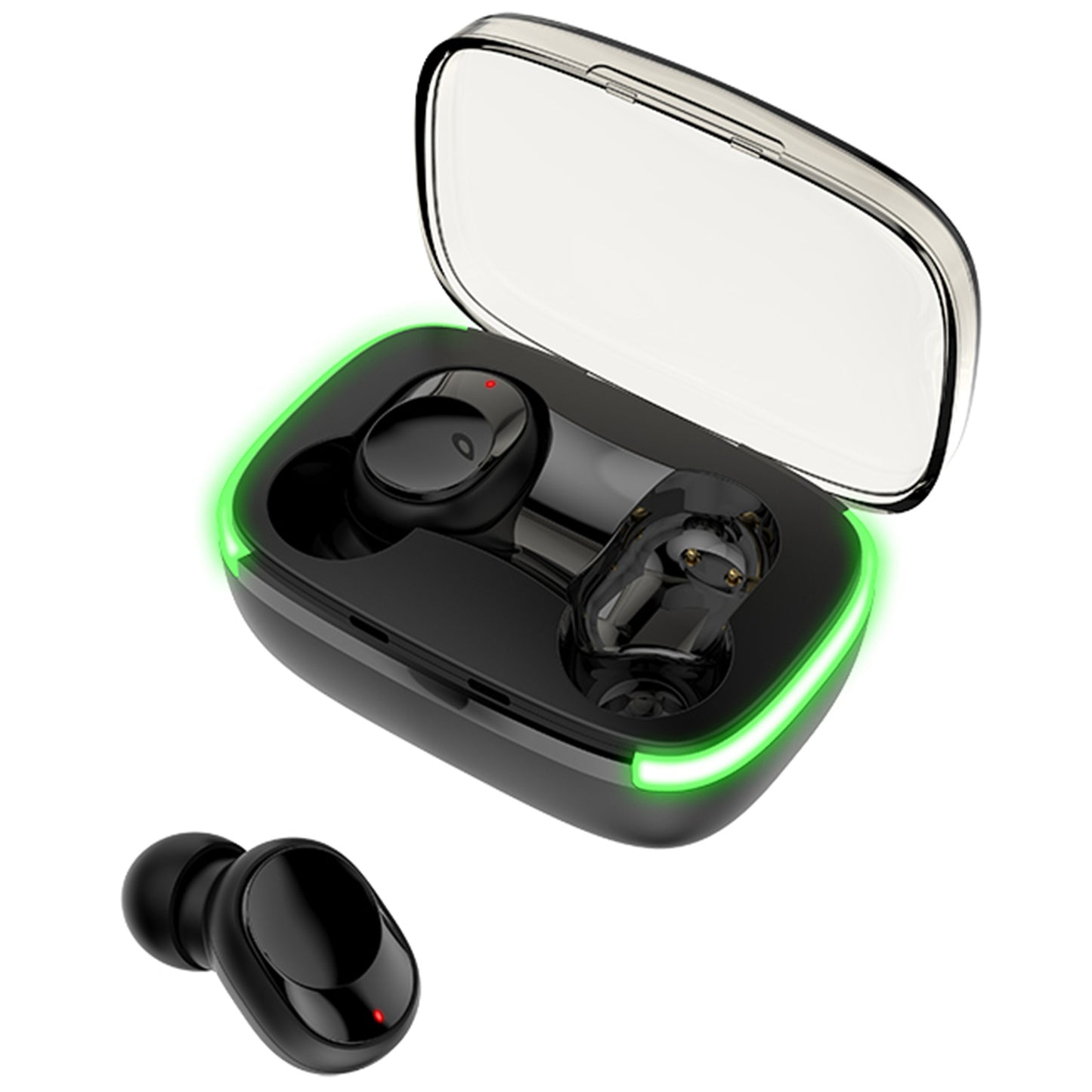 Y60 Bluetooth Headset TWS Earbuds Low Latency Gaming Headset Wireless In-Ear Headphones with Breathing Light