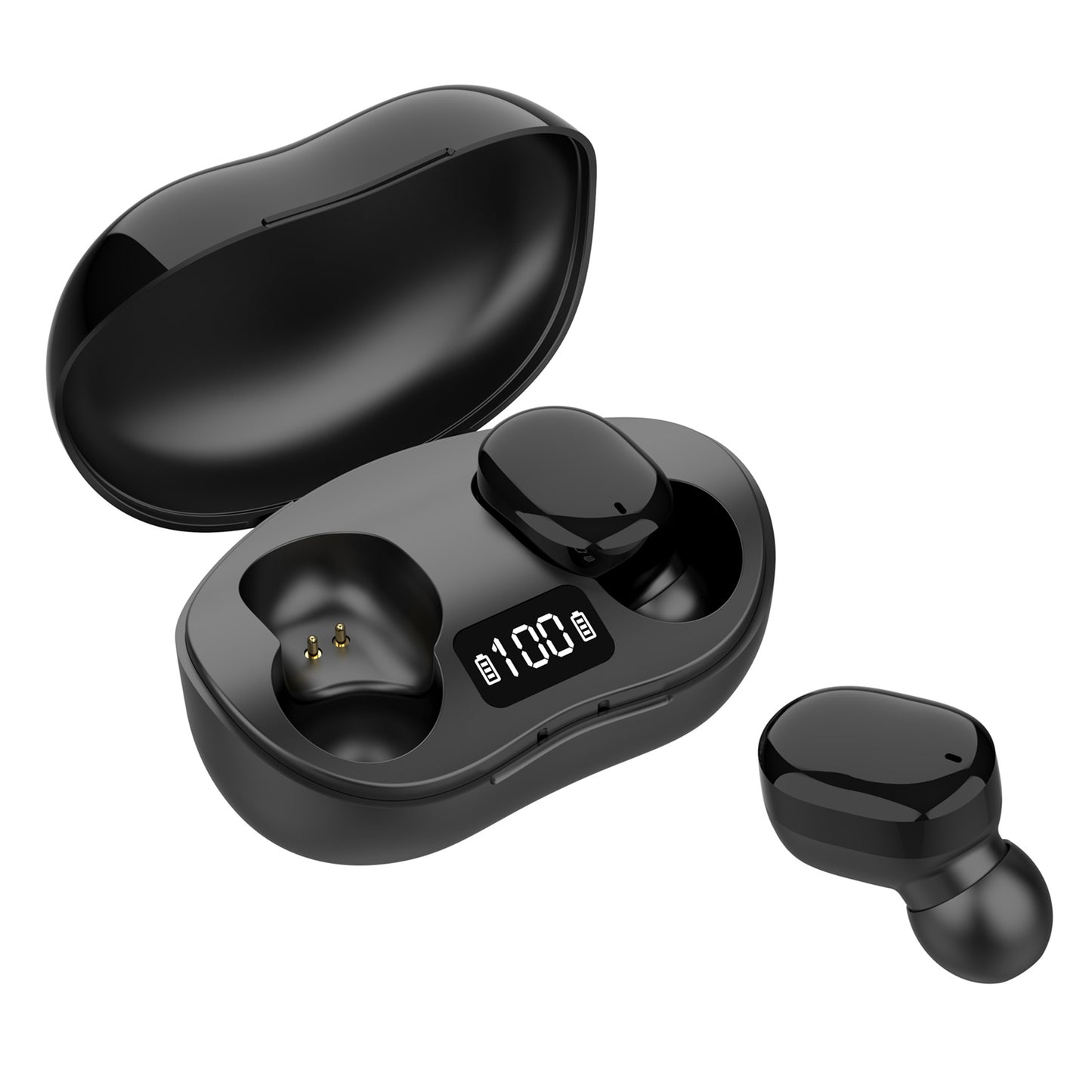 E8S Mini Bluetooth Wireless Earphone HiFi Sound Headset Sports Headphone with Charging Case