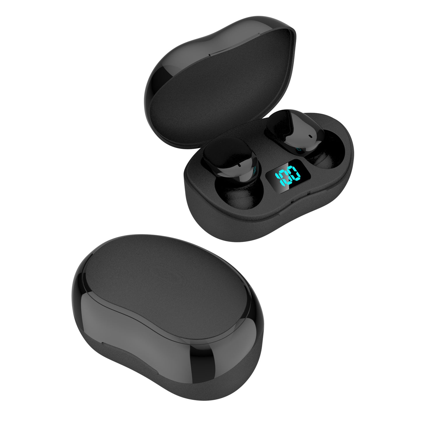 E8S Mini Bluetooth Wireless Earphone HiFi Sound Headset Sports Headphone with Charging Case