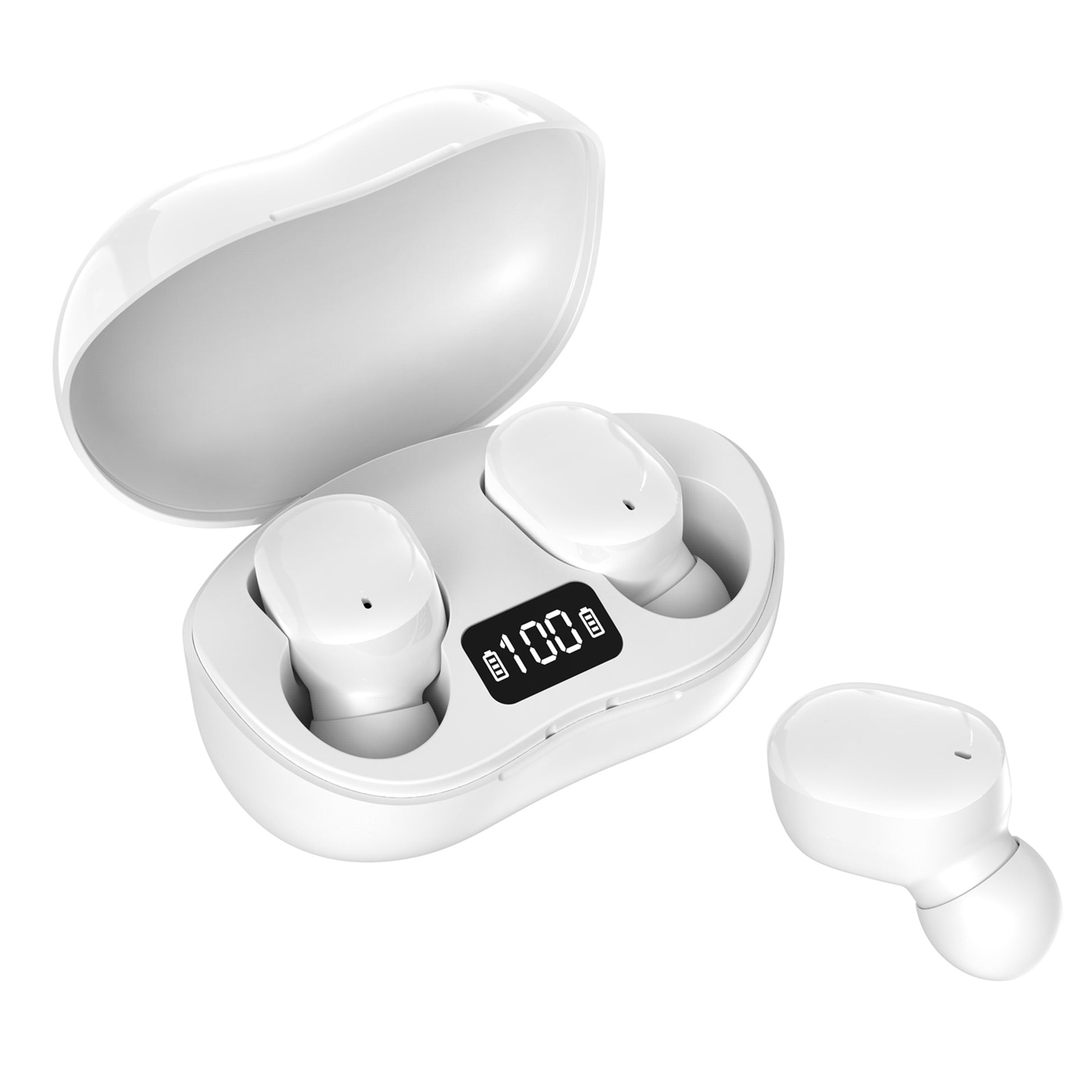 E8S Mini Bluetooth Wireless Earphone HiFi Sound Headset Sports Headphone with Charging Case