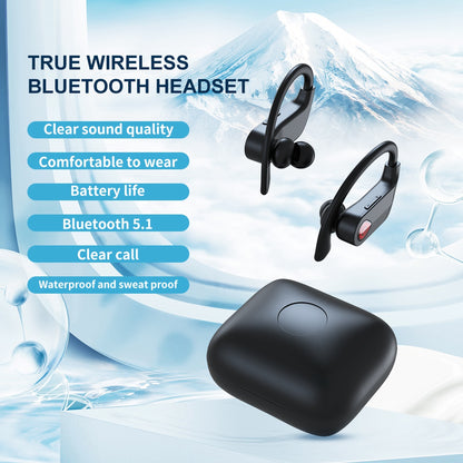 Q83 TWS Bluetooth 5.1 Hook Earphones Power Bank Function Digital Display Zero Delay Music Gaming Headphone