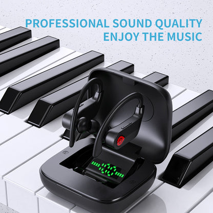 Q83 TWS Bluetooth 5.1 Hook Earphones Power Bank Function Digital Display Zero Delay Music Gaming Headphone