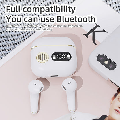 YYK-750 TWS Wireless Bluetooth Earphones Digital Display HiFi Sound ENC Noise Canceling Sports Earphones