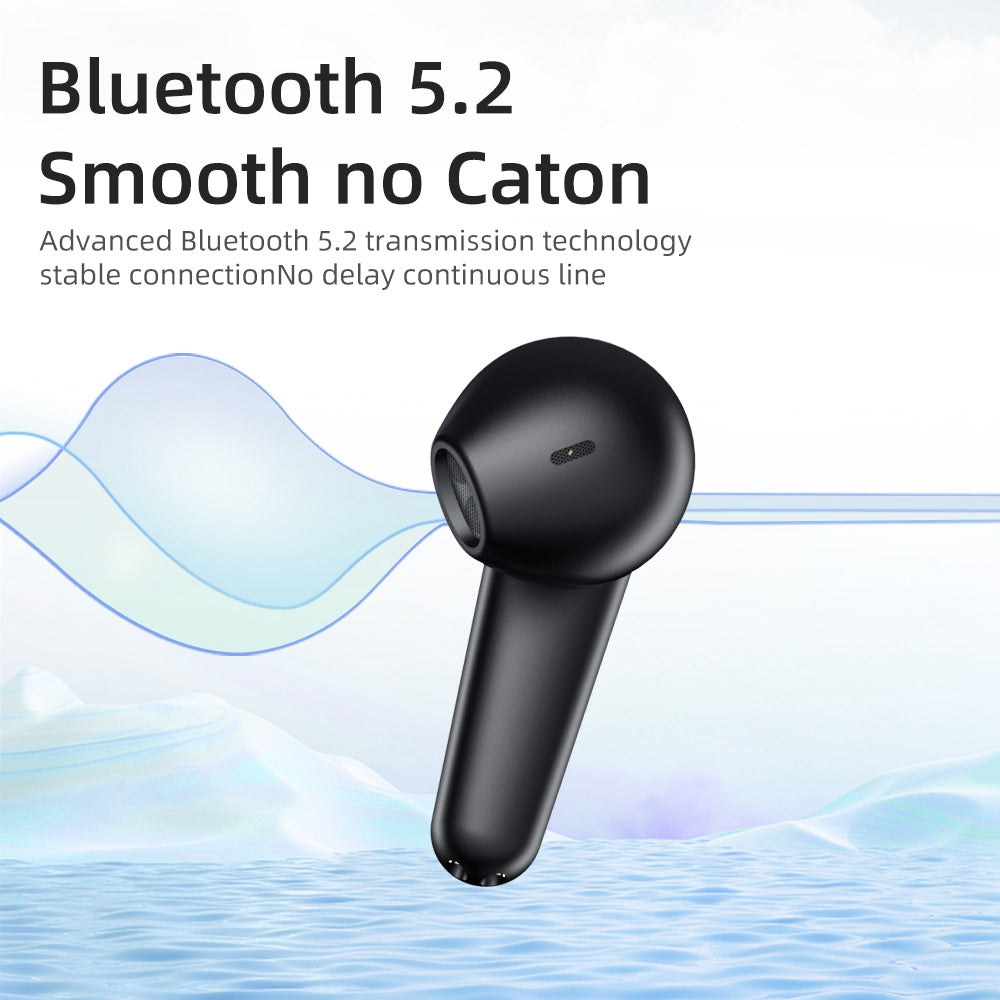 YYK-750 TWS Wireless Bluetooth Earphones Digital Display HiFi Sound ENC Noise Canceling Sports Earphones