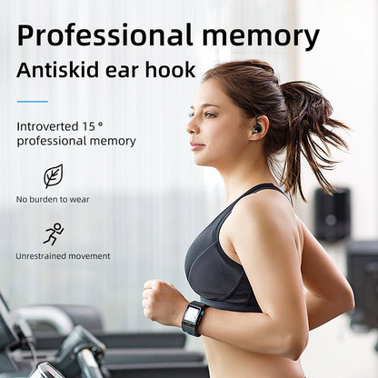 YYK-580 TWS Bluetooth 5.2 Ear Hook Design Headset Wireless Earphone Stereo Touch Control Waterproof Sports Headphones