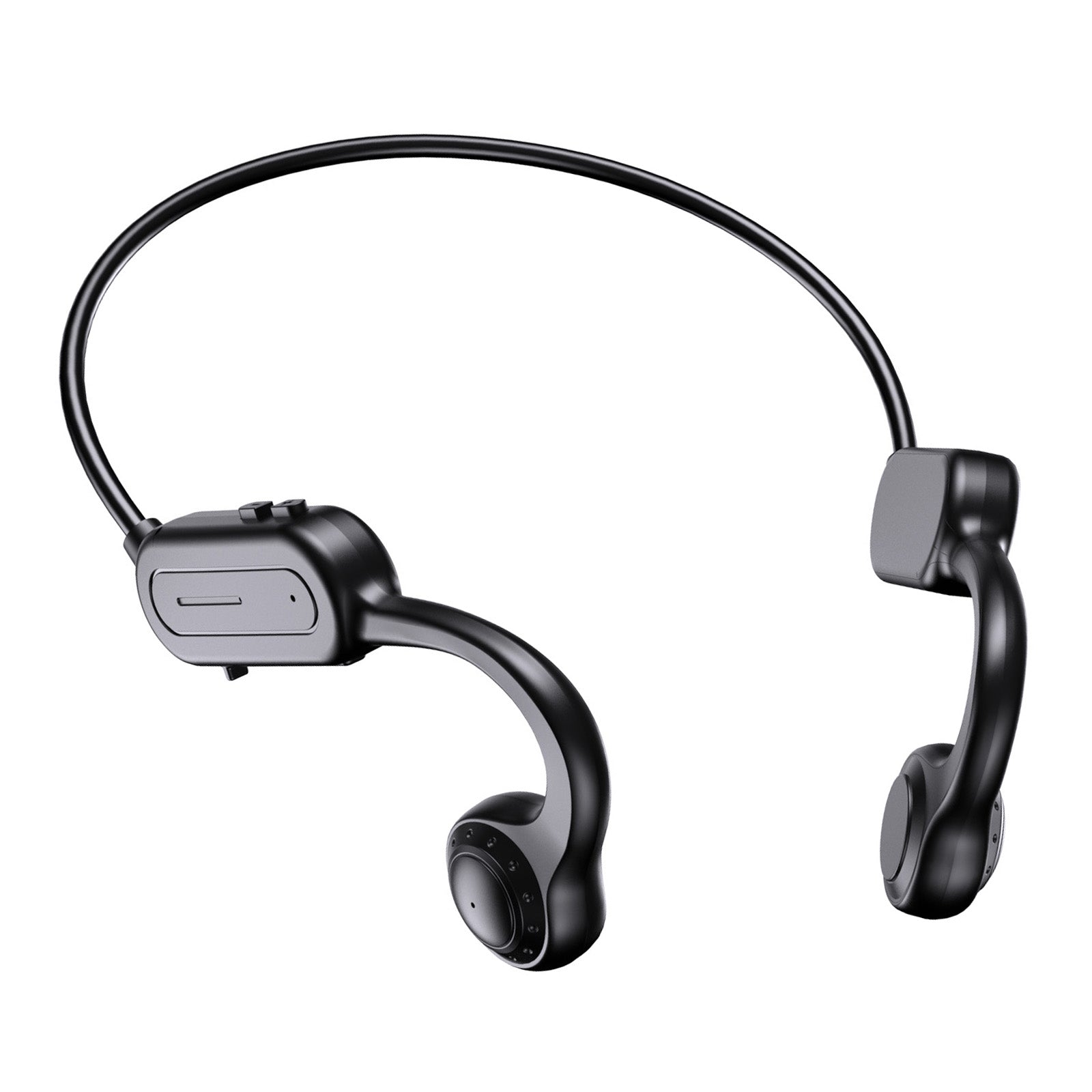 YYK-Q88 Bluetooth Bone Conduction Headphone Wireless Ear-Hook Headset Painless Open Ear Running Headphone Built-in HD Microphone Support TF Card