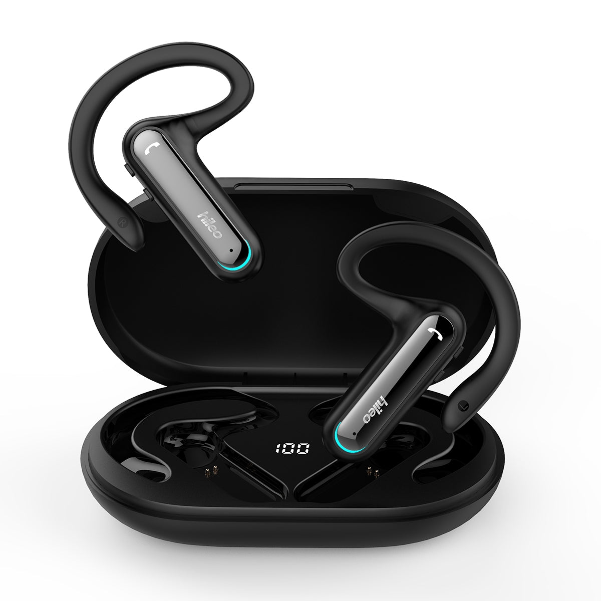 HILEO Hi90 TWS Wireless Stereo Bluetooth Headset Ear-Hook TWS Headset IPX4 Waterproof Sports Earphones