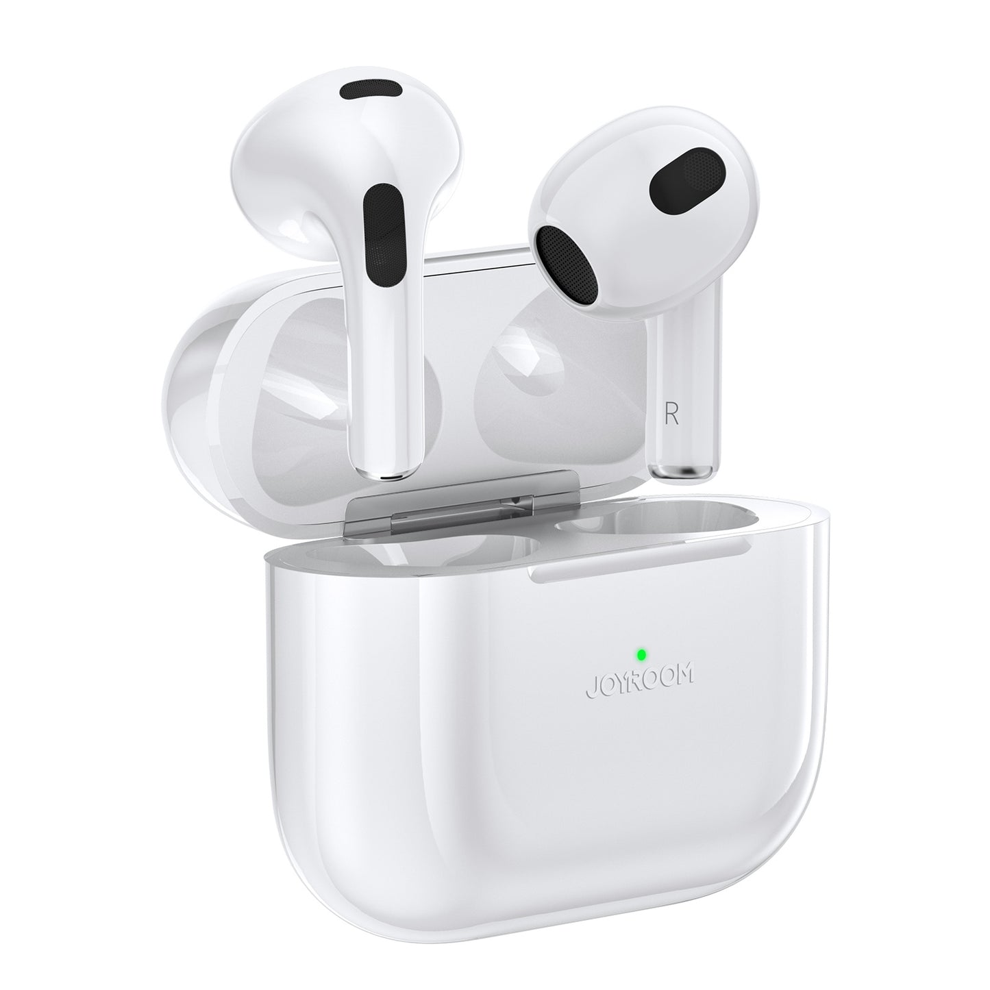 JOYROOM JR-T03S Plus TWS Headset Bilateral Semi-In-Ear Bluetooth Earbuds Wireless Headphones Support Wired / Wireless Charging