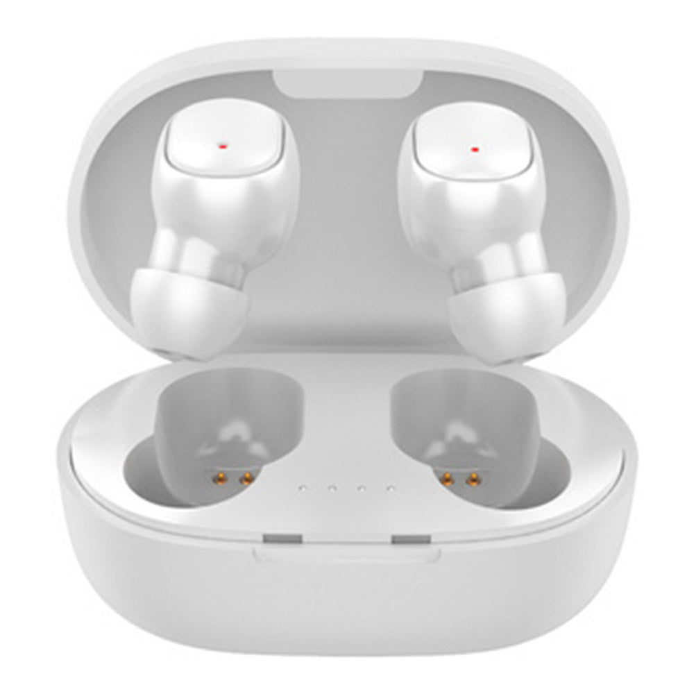 A6S Wireless Bluetooth Headset Mini Binaural In-Ear Music Headphones Noise Reduction TWS Earbuds with Charging Case