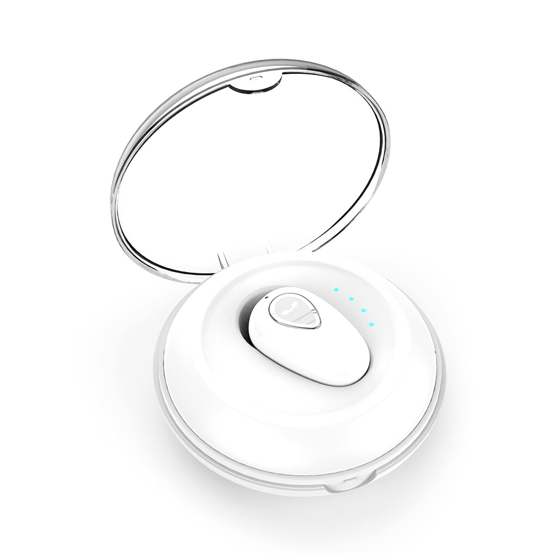 YX01 Single Ear Bluetooth Headset Wireless Mini Earphone Sports Running with Charging Case and Charging Cable