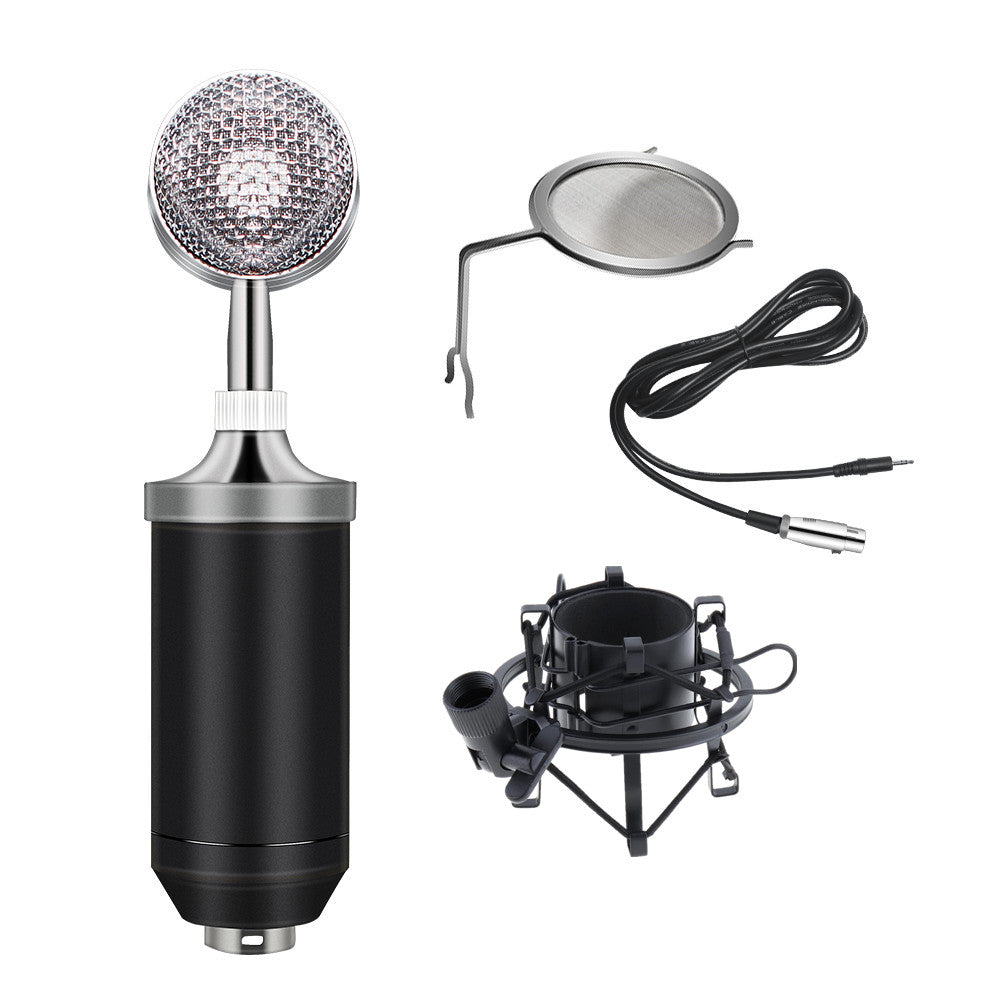 BM-8000 Condenser Microphone 3.5mm Wired Karaoke Recording Computer Microphone