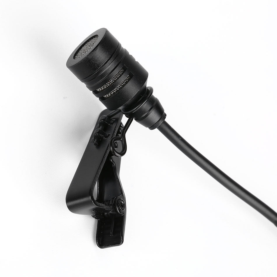 UHF Clip-on Wireless Mini Microphone for Live Broadcast