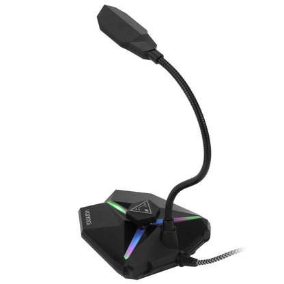 YANMAI G35 Desktop Capacitive Microphone USB Noise Reduction Computer Microphone with RGB Light for Gaming Live Streaming