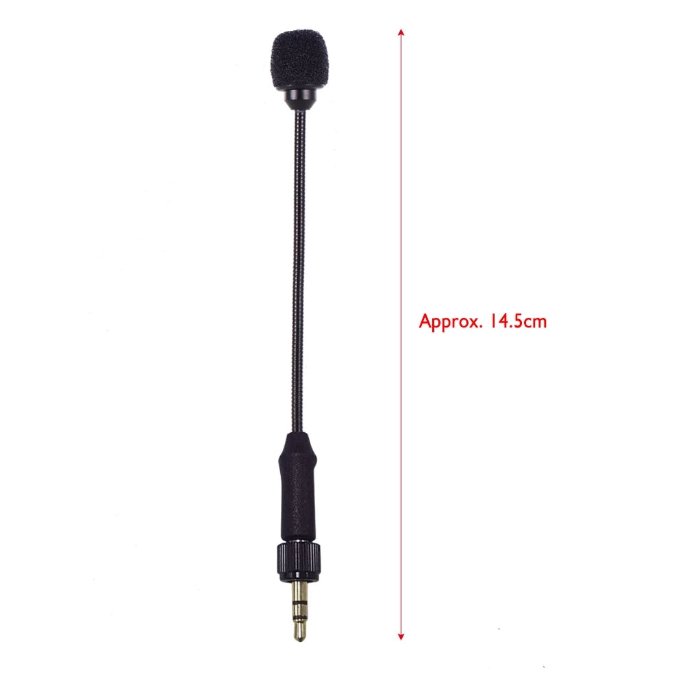 BOYA BY-UM2 3.5mm Locking Type Mini Gooseneck Omnidirectional Flexible Audio Microphone for BOYA BY-WM4/5/6/8 Wireless Transmitter