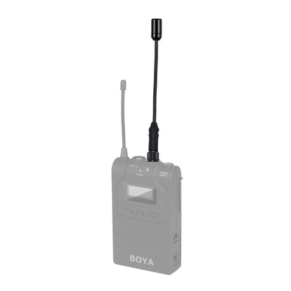 BOYA BY-UM2 3.5mm Locking Type Mini Gooseneck Omnidirectional Flexible Audio Microphone for BOYA BY-WM4/5/6/8 Wireless Transmitter