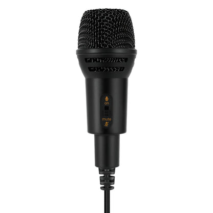 C300A Condenser Microphone USB Desktop Computer Mic with Stand for Live Streaming Song Recording Voice Chat