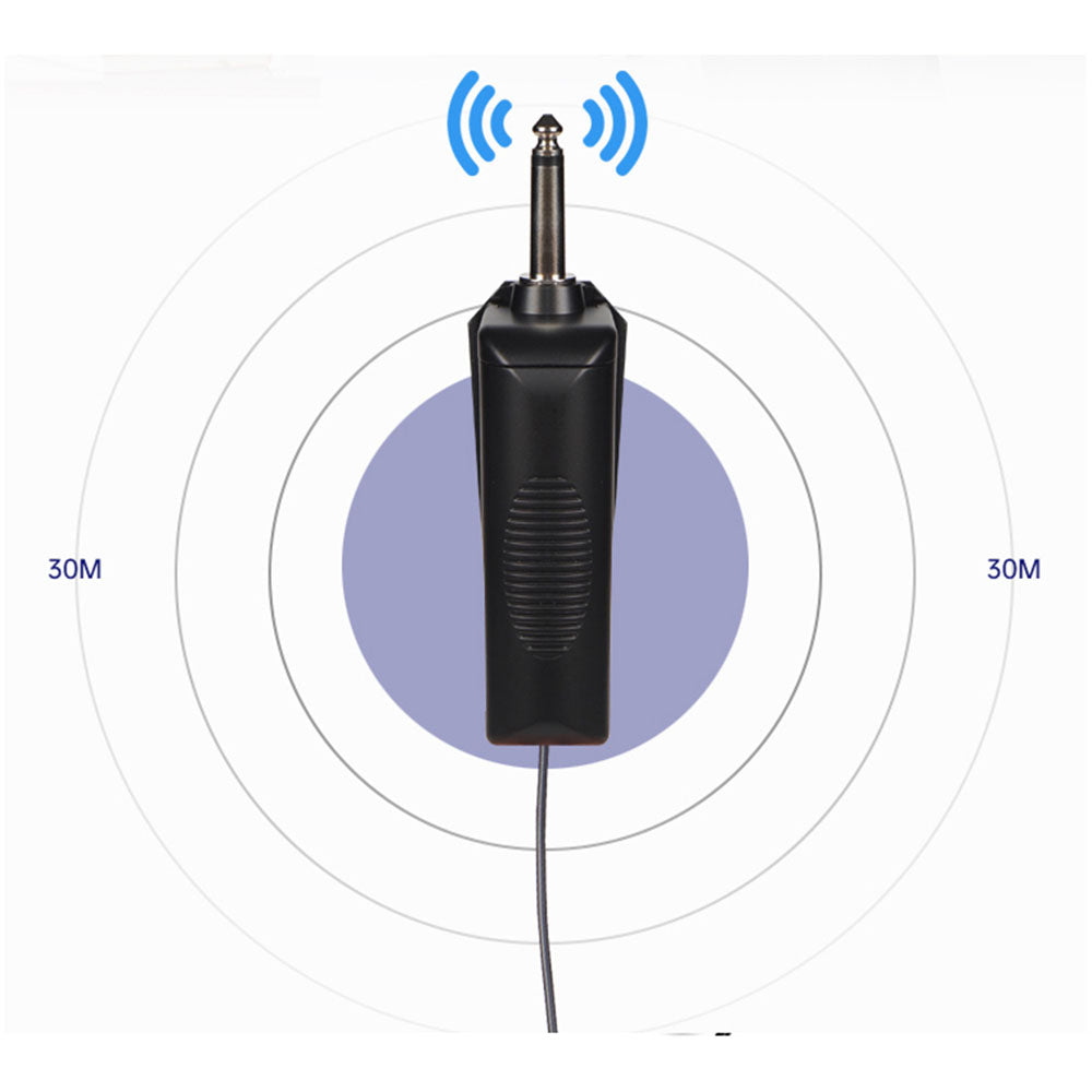 SHENGFU T-2 Dual Wireless Microphone Headset 30m UHF Headphone Mic System for Voice Amplifier Stage Speaker Teachers Guides