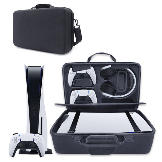 Portable Carrying Bag Storage Case with Adjustable Shoulder Strap for Sony PS5 Console and Accessories