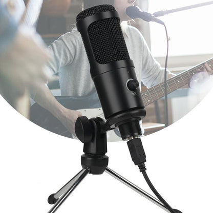 A6 USB Gaming Microphone Computer Condenser PC Mic with Tripod Stand for Streaming Podcasting Gaming Vocal Recording