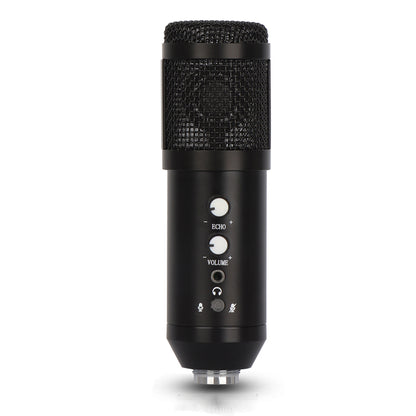 E102/192K Tripod USB Wired Condenser Microphone Professional Desktop Cardioid Mic for Recording/Singing/Teaching/Gaming/Live Broadcast