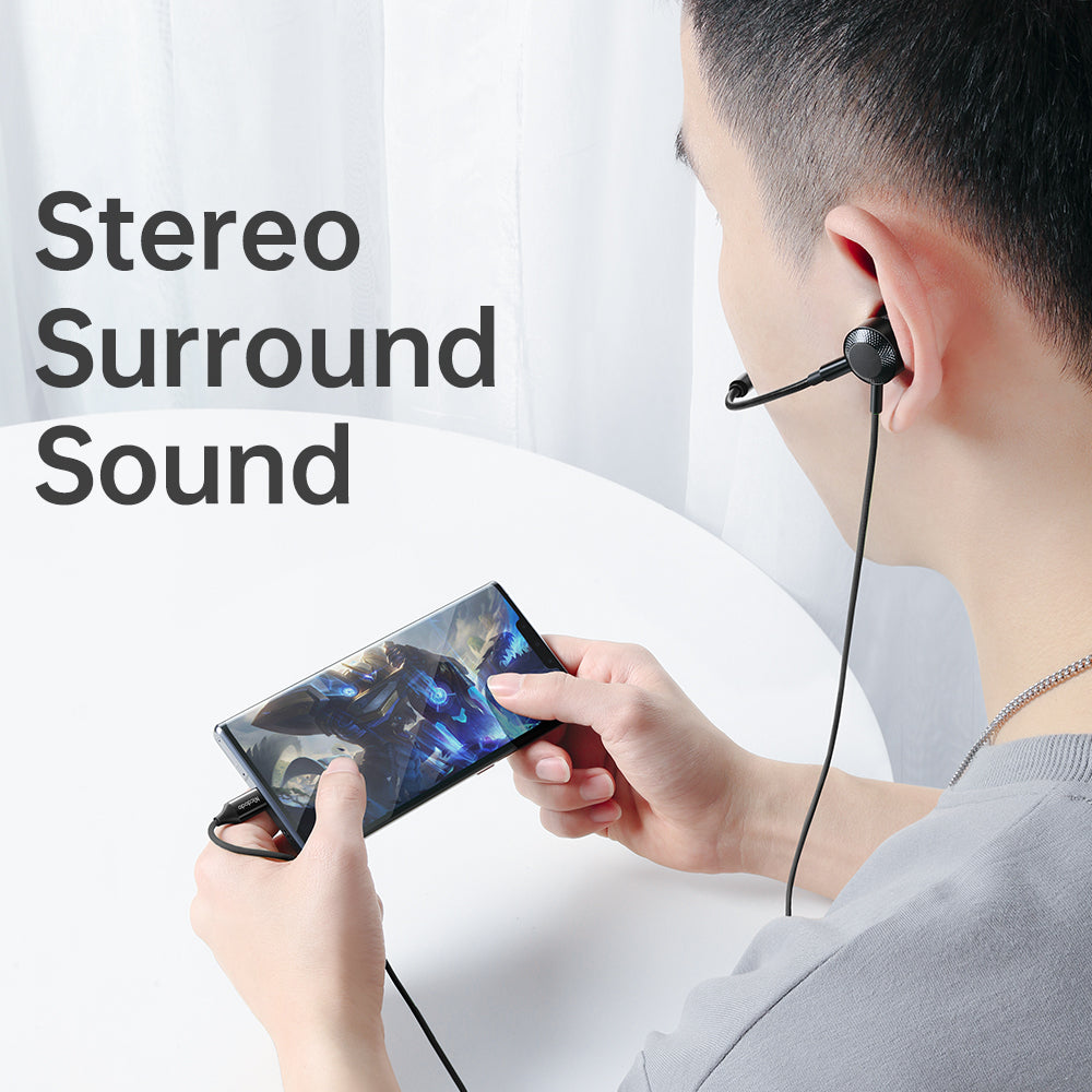 MCDODO HP-134 Type-C Digital Game Earphone Line Control Stereo Wired Headphone with Dual Mic