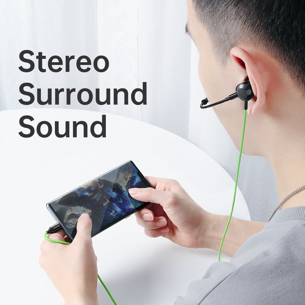 MCDODO HP-134 Type-C Digital Game Earphone Line Control Stereo Wired Headphone with Dual Mic