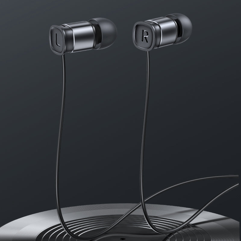 USAMS EP-46 Mini Type-C In-ear Headphone Wired Aluminum Alloy Headset HiFi Sound Earphone with 1.2m Cable