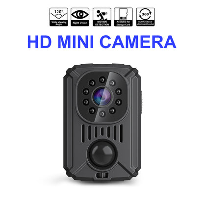 MD31 1080P HD Mini Camera PIR Surveillance Monitor Camera Home Security Device Support 8-128G TF Card (Battery Powered)