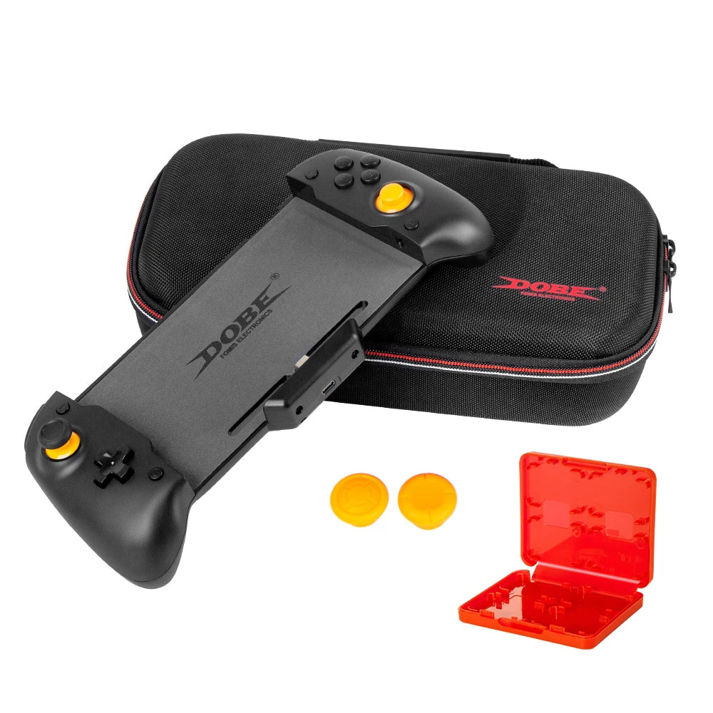 DOBE TNS-19252C Handheld Grip with Double Motor Vibration Built-in 6-Axis Gyro for Nintendo Switch Gamepad Controller