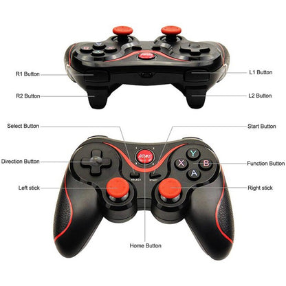 X3 Wireless Bluetooth Gamepad Handle Controller, Support iOS Android Windows Systems