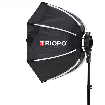 TRIOPO KX65 Hot Shoe Foldable Flash Diffuser Softbox Spotlighting Cloth Photo Diffuser Soft Light Box