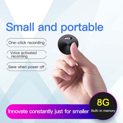 Q37 8GB Mini Portable Voice Activated Audio Recorder Smart Time Stamp Noise Reduction Voice Recorder