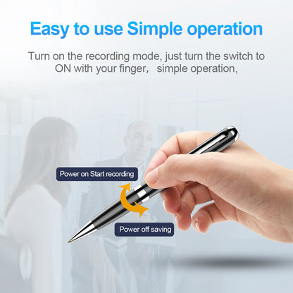 Q96 64GB Audio Recording Dictaphone Voice-activated Recording Writeable Digital Voice Recorder Pen