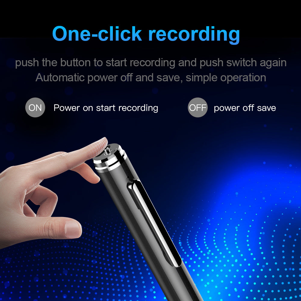 Q83 Voice to Text Intelligent HD Sound Remote 8G Infrared Ray Indicator Light Voice Recorder