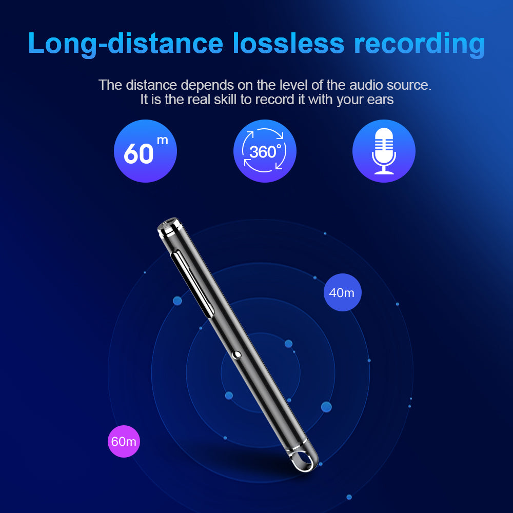 Q83 Voice Control Recorder Voice Recording Pen Device 16G Infrared Ray Indicator Light Voice Recorder