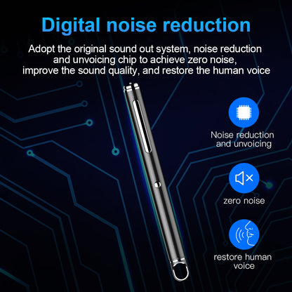 Q83 Noise Reduction Recording Device Pen 32G Infrared Ray Indicator Light Voice Recorder