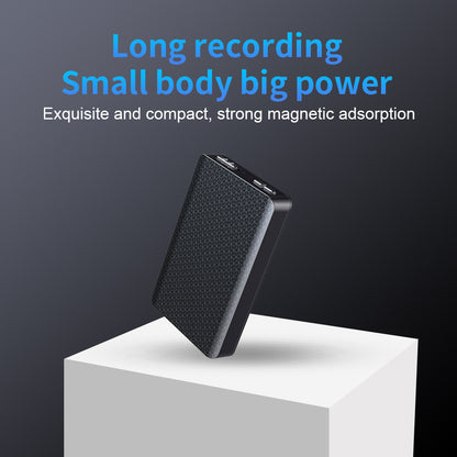 Q85 32GB Magnetic Adsorption Portable 1750mAh Rechargeable Smart Voice-Activated Sound Recording Time Stamp Noise Reduction Voice Recorder