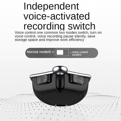 Q4 8GB Cross Pendant Design Mini Audio Recorder Rechargeable Smart Voice Control DSP Noise Reduction Voice Recorder Support OTG