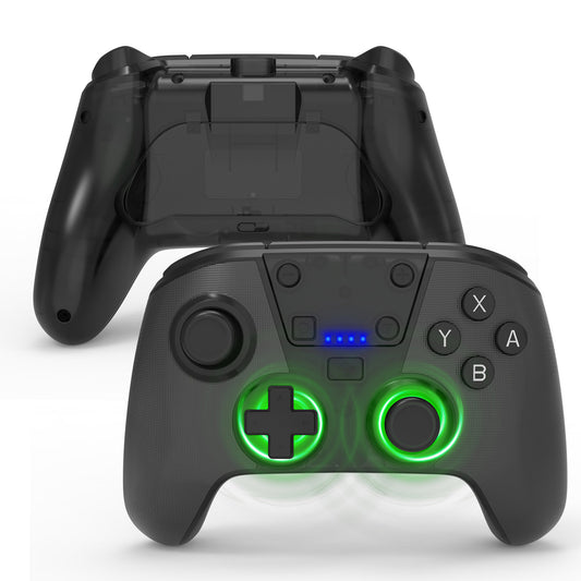 JYS NS-227 Wireless Game Controller for Nintendo Switch/Lite/OLED/PC/Steam Deck Console Gamepad Programmable Joystick with Motion Control Function